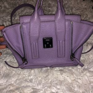 PHILLIP LIM MINI SATCHEL lavender purple
